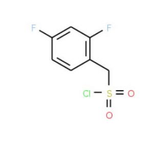 2,4-Difluorobenzylsulfonyl chloride (CAS 179524-68-6) - chemical structure image