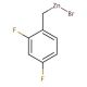 2,4-Difluorobenzylzinc bromide solution (CAS 307496-26-0) - chemical structure image