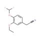 2-[4-(difluoromethoxy)-3-ethoxyphenyl]acetonitrile - chemical structure image
