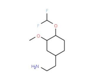2-[4-(difluoromethoxy)-3-methoxyphenyl]ethanamine - chemical structure image