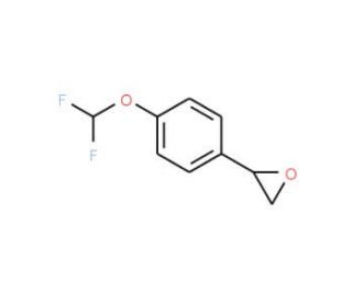 2-[4-(difluoromethoxy)phenyl]oxirane - chemical structure image