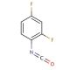 2,4-Difluorophenyl isocyanate (CAS 59025-55-7) - chemical structure image