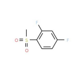 2,4-Difluorophenyl methyl sulfone (CAS 236739-02-9) - chemical structure image