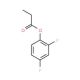 2,4-Difluorophenyl propionate - chemical structure image