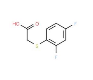 [(2,4-difluorophenyl)thio]acetic acid - chemical structure image