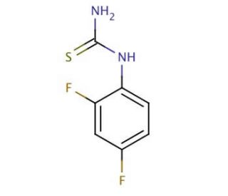 (2,4-Difluorophenyl)thiourea (CAS 175277-76-6) - chemical structure image