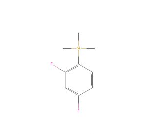 (2,4-Difluorophenyl)trimethylsilane (CAS 148854-10-8) - chemical structure image