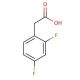2,4-Difluorophenylacetic acid (CAS 81228-09-3) - chemical structure image