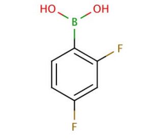 2,4-Difluorophenylboronic acid (CAS 144025-03-6) - chemical structure image