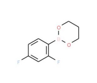 2,4-Difluorophenylboronic acid, propanediol cyclic ester (CAS 1073372-07-2) - chemical structure image