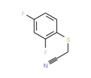(2,4-Difluorophenylthio)acetonitrile (CAS 175277-63-1) - chemical structure image