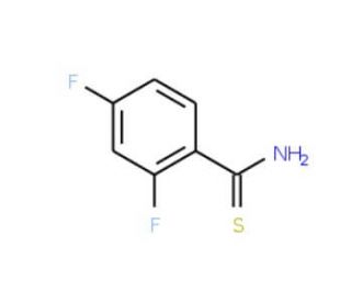 2,4-Difluorothiobenzamide (CAS 175276-92-3) - chemical structure image