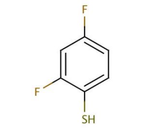 2,4-Difluorothiophenol (CAS 1996-44-7) - chemical structure image