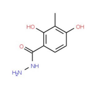 2,4-Dihydroxy-3-methylbenzohydrazide (CAS 1142211-15-1) - chemical structure image