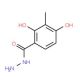 2,4-Dihydroxy-3-methylbenzohydrazide (CAS 1142211-15-1) - chemical structure image