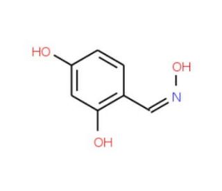 2,4-dihydroxybenzaldehyde oxime (CAS 5399-68-8) - chemical structure image