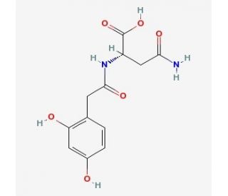 2,4-Dihydroxyphenylacetyl-L-asparagine (CAS 111872-98-1) - chemical structure image