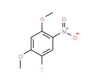 2,4-Dimethoxy-5-fluoronitrobenzene (CAS 195136-62-0) - chemical structure image