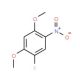 2,4-Dimethoxy-5-fluoronitrobenzene (CAS 195136-62-0) - chemical structure image