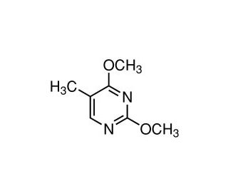 2,4-Dimethoxy-5-methylpyrimidine (CAS 5151-34-8) - chemical structure image