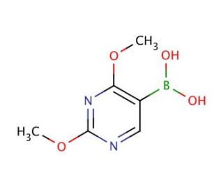 2,4-Dimethoxy-5-pyrimidinylboronic acid (CAS 89641-18-9) - chemical structure image