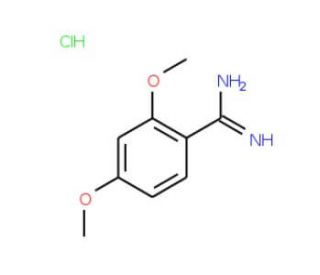 2,4-Dimethoxy-benzamidine HCl (CAS 131947-81-4) - chemical structure image