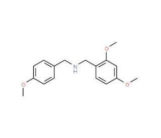 (2,4-Dimethoxy-benzyl)-(4-methoxy-benzyl)-amine - chemical structure image