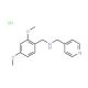 (2,4-Dimethoxy-benzyl)-pyridin-4-ylmethyl-amine hydrochloride - chemical structure image
