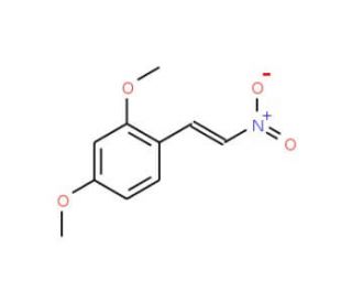 2,4-Dimethoxy-&beta;-nitrostyrene (CAS 1891-10-7) - chemical structure image