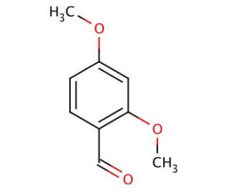 2,4-Dimethoxybenzaldehyde (CAS 613-45-6) - chemical structure image
