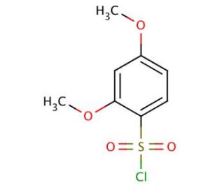 2,4-Dimethoxybenzenesulfonyl chloride (CAS 63624-28-2) - chemical structure image
