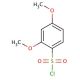 2,4-Dimethoxybenzenesulfonyl chloride (CAS 63624-28-2) - chemical structure image