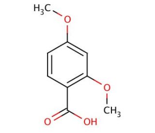 2,4-Dimethoxybenzoic acid (CAS 91-52-1) - chemical structure image