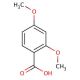 2,4-Dimethoxybenzoic acid (CAS 91-52-1) - chemical structure image