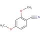 2,4-Dimethoxybenzonitrile (CAS 4107-65-7) - chemical structure image