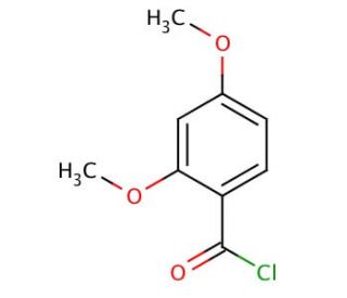 2,4-Dimethoxybenzoyl chloride (CAS 39828-35-8) - chemical structure image