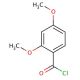 2,4-Dimethoxybenzoyl chloride (CAS 39828-35-8) - chemical structure image