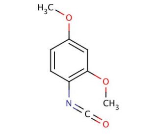 2,4-Dimethoxyphenyl isocyanate (CAS 84370-87-6) - chemical structure image