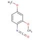 2,4-Dimethoxyphenyl isocyanate (CAS 84370-87-6) - chemical structure image