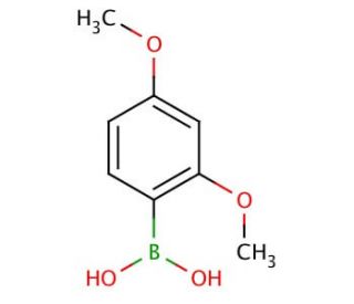 2,4-Dimethoxyphenylboronic acid (CAS 133730-34-4) - chemical structure image