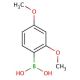 2,4-Dimethoxyphenylboronic acid (CAS 133730-34-4) - chemical structure image
