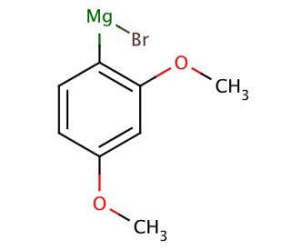 2,4-Dimethoxyphenylmagnesium bromide solution (CAS 138109-49-6) - chemical structure image