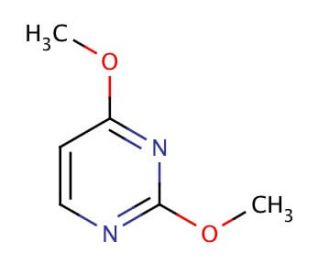 2,4-Dimethoxypyrimidine (CAS 3551-55-1) - chemical structure image