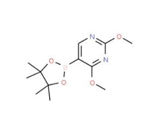2,4-Dimethoxypyrimidine-5-boronic acid pinacol ester (CAS 936250-17-8) - chemical structure image