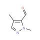 2,4-Dimethyl-2H-pyrazole-3-carbaldehyde (CAS 1171645-70-7) - chemical structure image