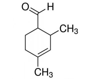 2,4-Dimethyl-3-cyclohexenecarboxaldehyde (CAS 68039-49-6) - chemical structure image