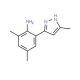 2,4-Dimethyl-6-(5-methyl-2H-pyrazol-3-yl)-phenylamine - chemical structure image