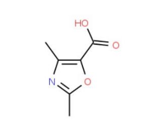 2,4-Dimethyl-oxazole-5-carboxylic acid (CAS 2510-37-4) - chemical structure image