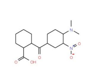 2-[4-(dimethylamino)-3-nitrobenzoyl]benzoic acid - chemical structure image