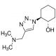2-{4-[(Dimethylamino)methyl]-1,2,3-triazol-1-yl}cyclohexan-1-ol (CAS 1817837-32-3) - chemical structure image